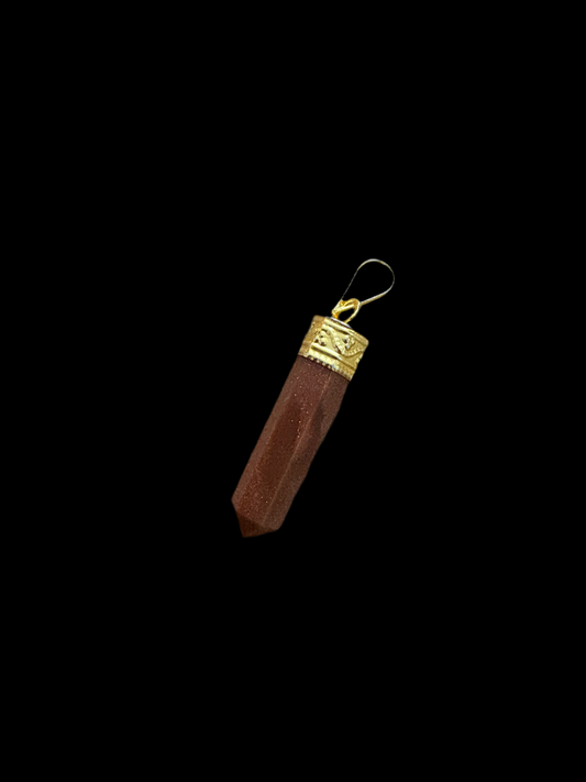 Goldstone Crystal Pendant ✨