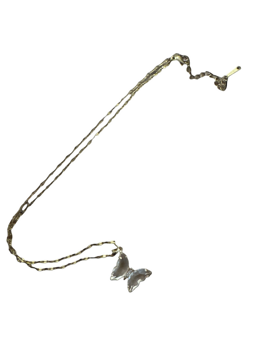 16” gold butterfly