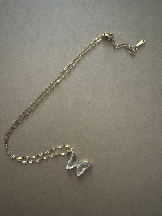 16” gold butterfly