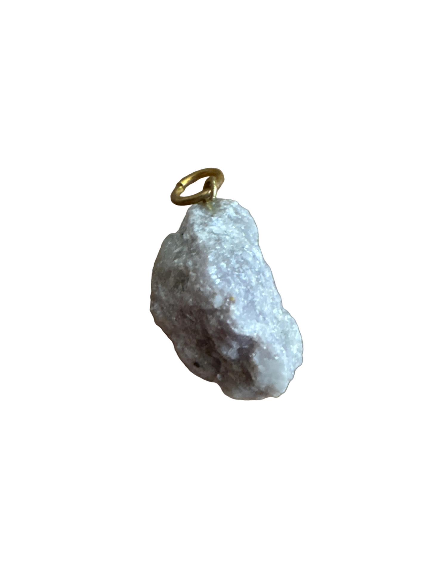 Gold Raw Quartz Pendant