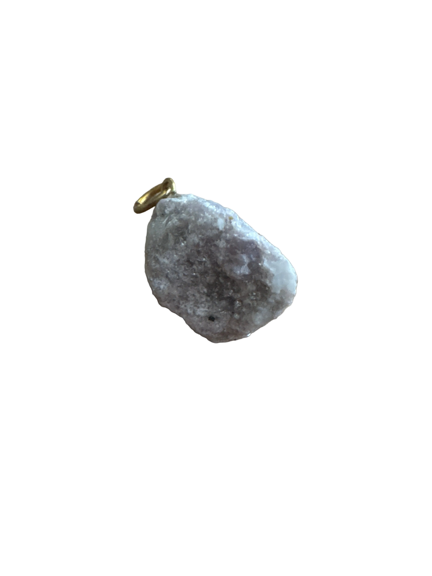 Gold Raw Quartz Pendant