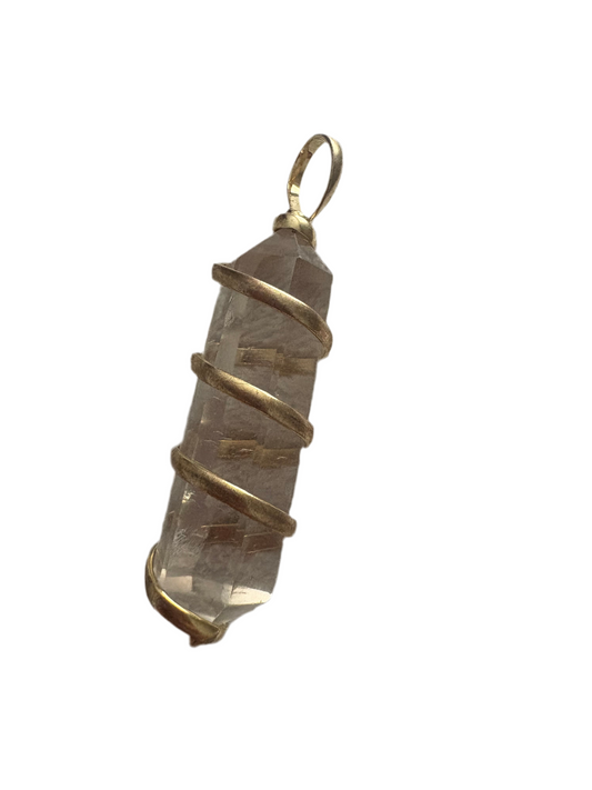 Gold Spiral Quartz
