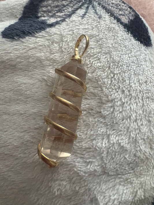 Gold Spiral Quartz