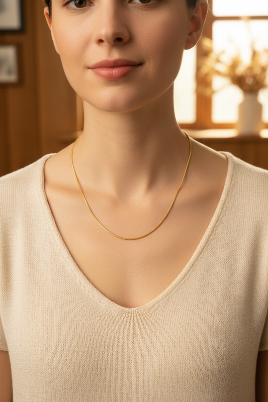 18” Gold Snake Chain